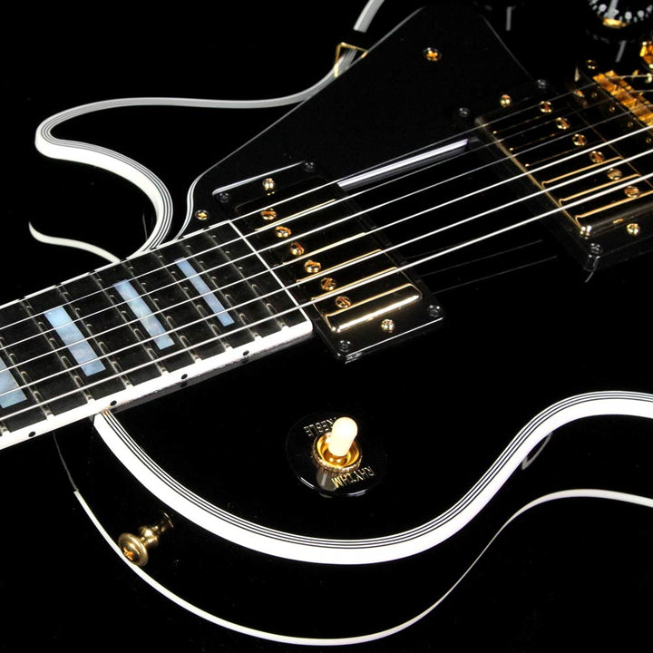 Used 2016 Gibson Custom Shop Les Paul Custom Electric Guitar Ebony