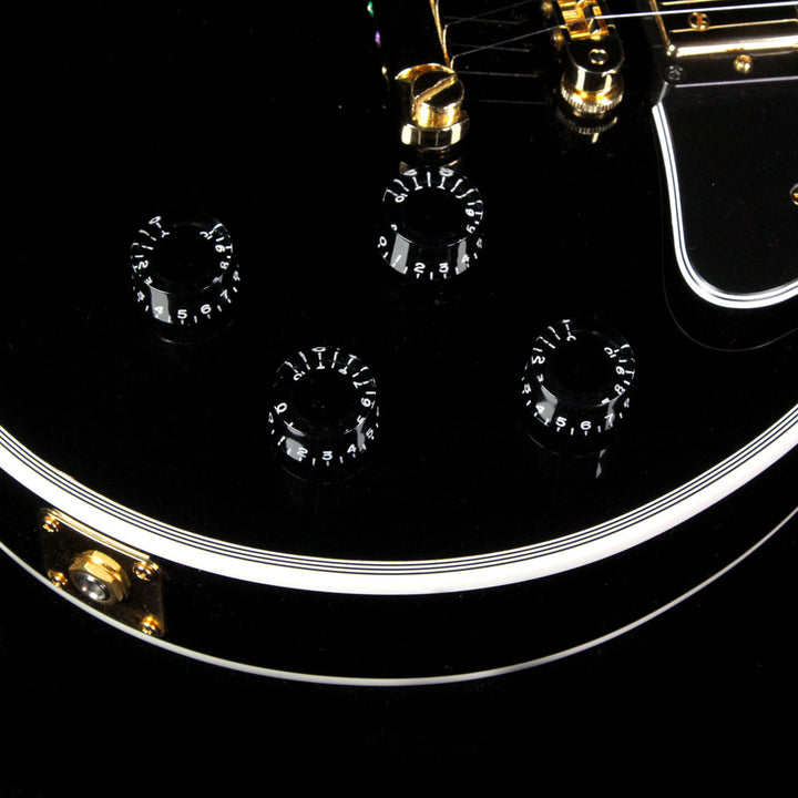 Used 2016 Gibson Custom Shop Les Paul Custom Electric Guitar Ebony