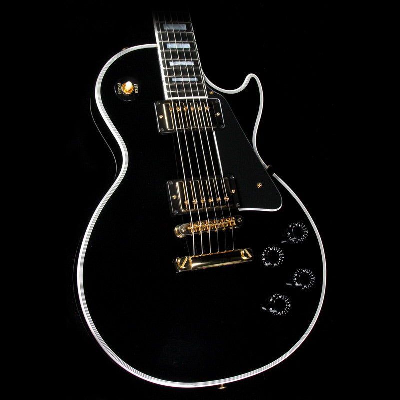 Used 2016 Gibson Custom Shop Les Paul Custom Electric Guitar Ebony — 1