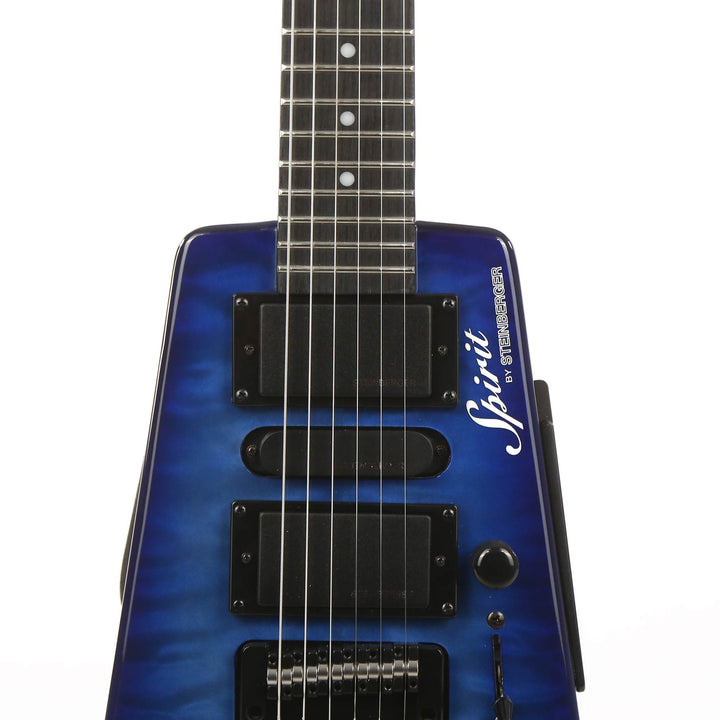 Steinberger Spirit GT Pro Quilt Deluxe Transparent Blue Used