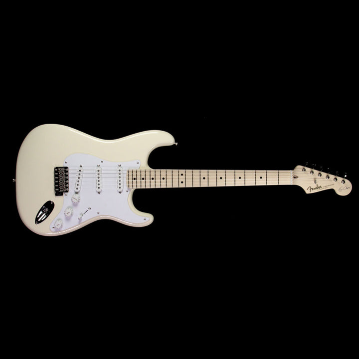 Used 2017 Fender Eric Clapton Stratocaster Electric Guitar Olympic White