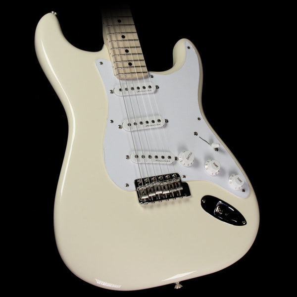 Used 2017 Fender Eric Clapton Stratocaster Electric Guitar Olympic White