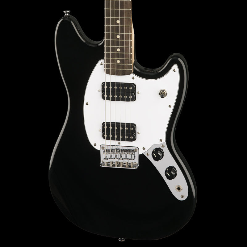 Squier Bullet Mustang HH Black | The Music Zoo