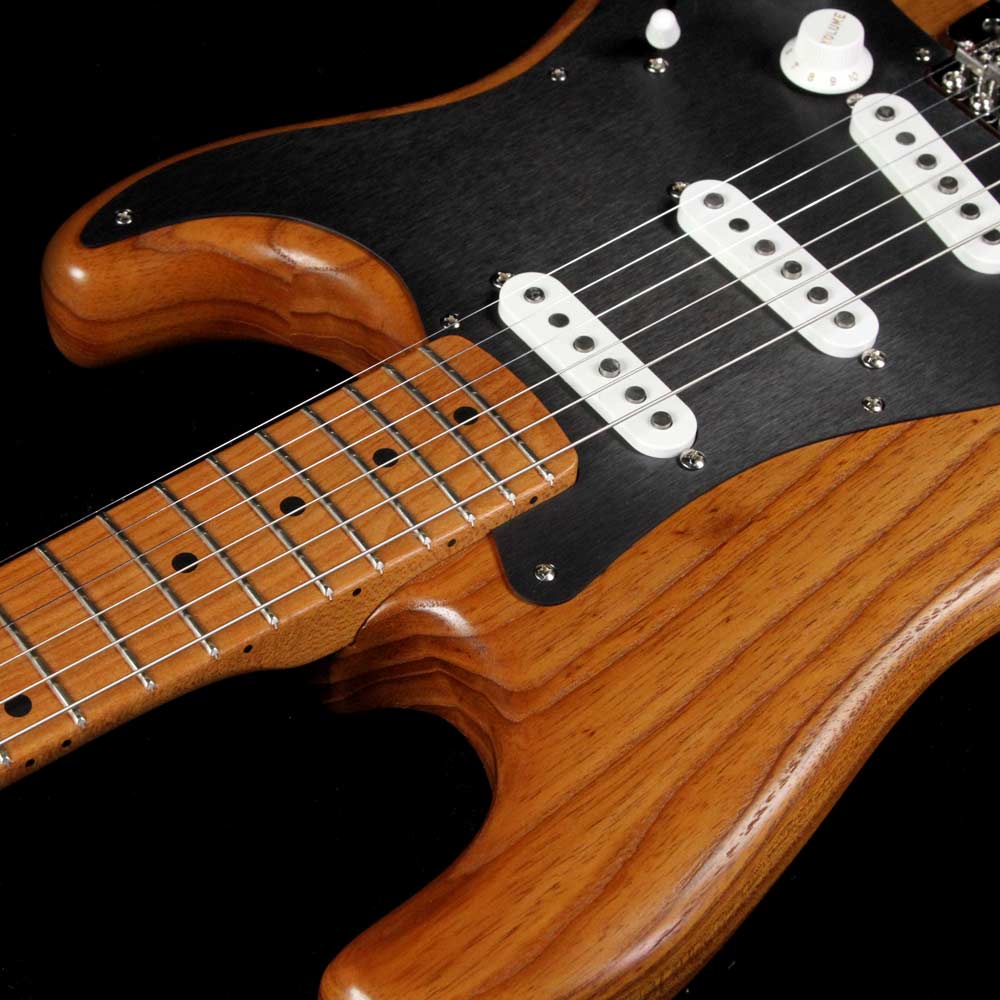 Fender FSR Limited Edition Roasted Ash '56 Stratocaster Electric Guitar Natural — 5
