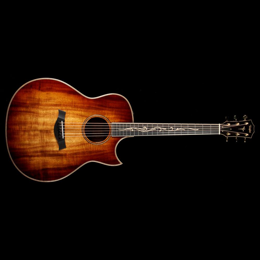 Taylor K28ce Koa Grand Orchestra Acoustic Shaded Edgeburst — 2