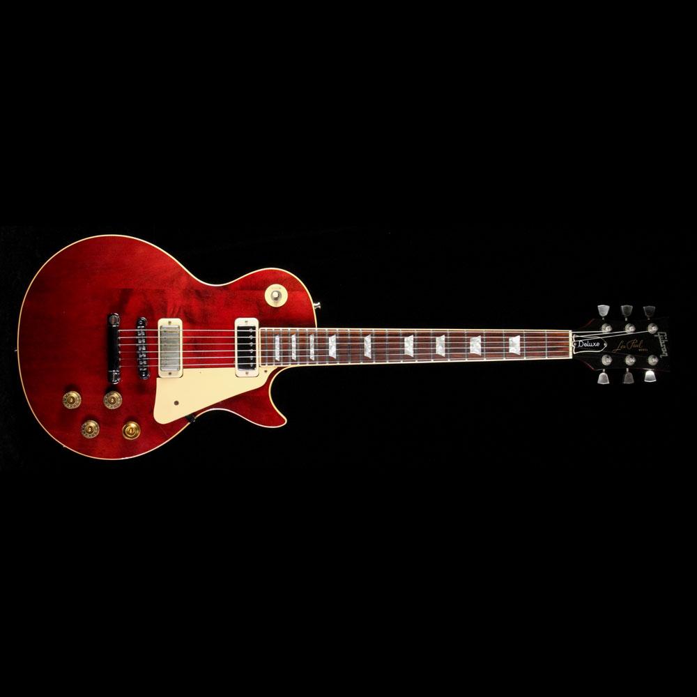 Used 1979 Gibson Les Paul Deluxe Electric Guitar Wine Red — 2