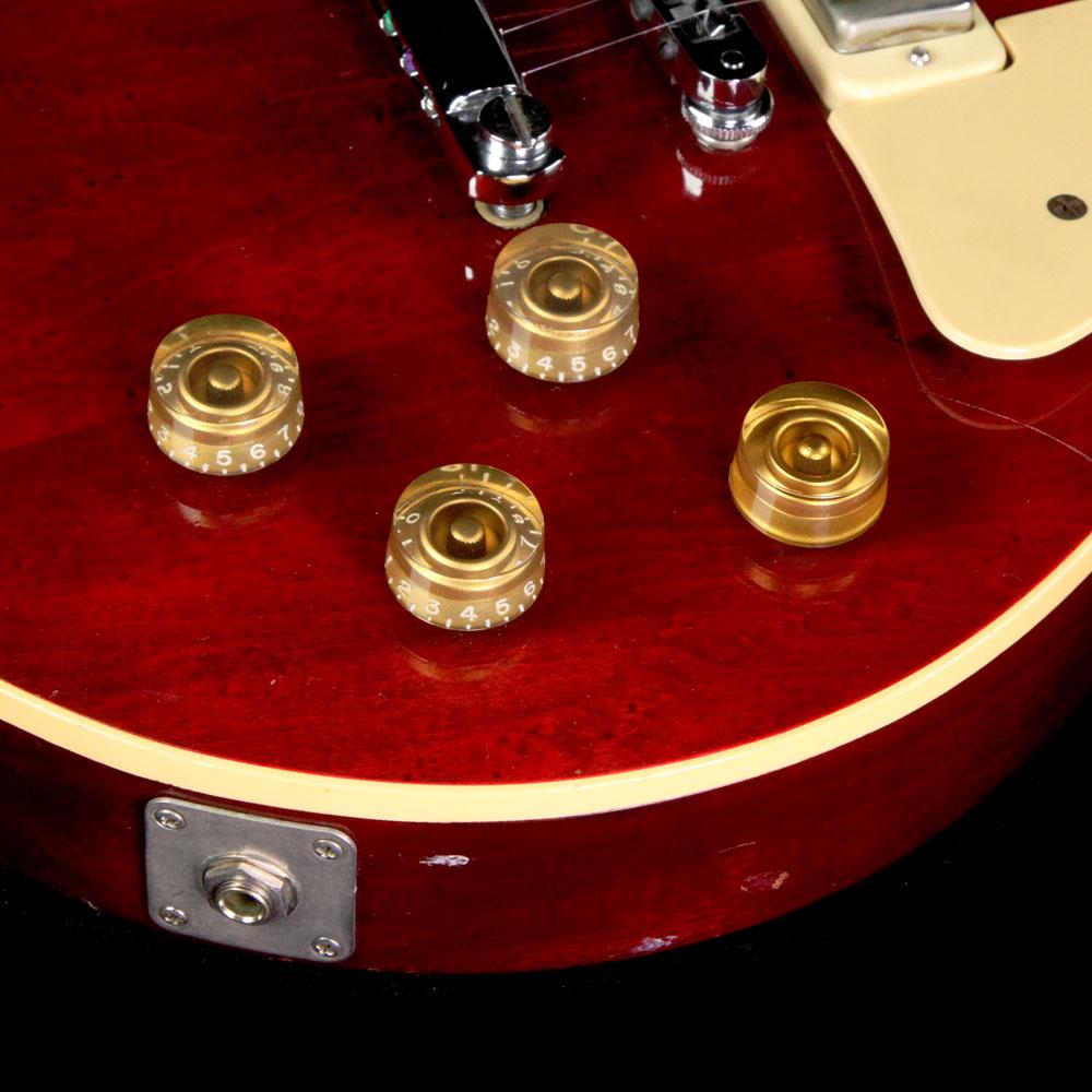 Used 1979 Gibson Les Paul Deluxe Electric Guitar Wine Red — 5