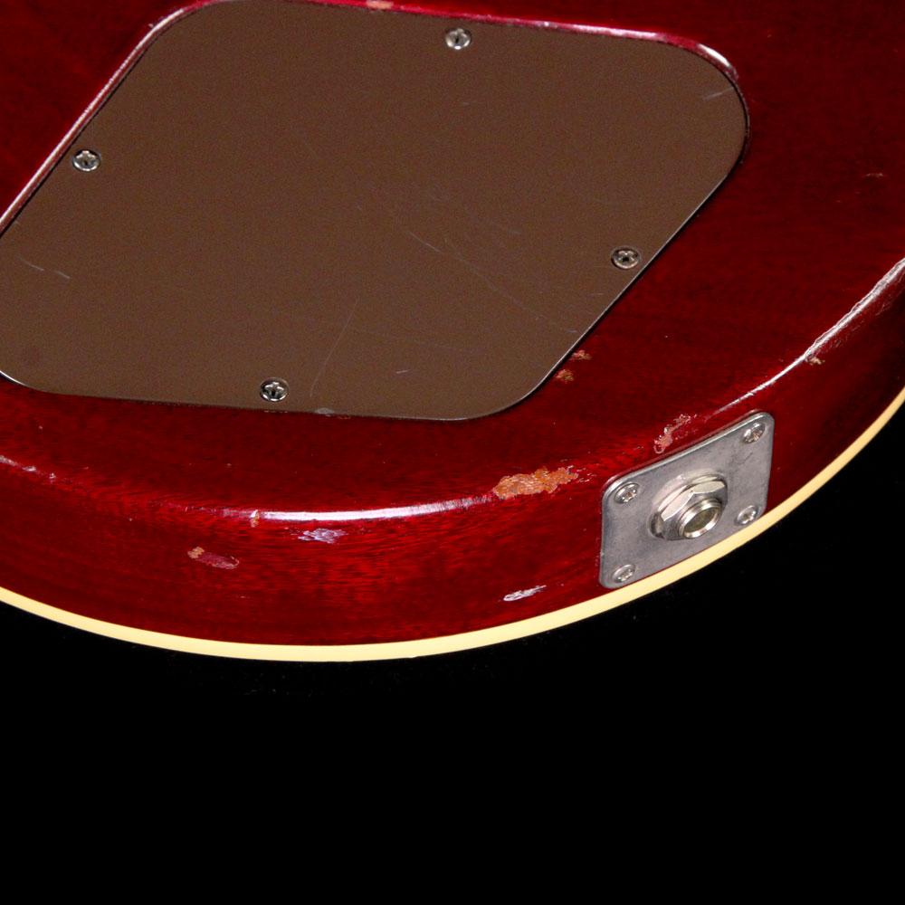 Used 1979 Gibson Les Paul Deluxe Electric Guitar Wine Red — 6