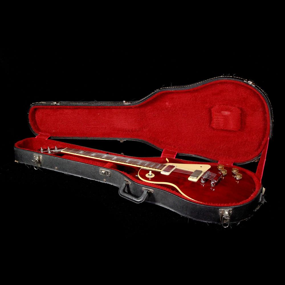 Used 1979 Gibson Les Paul Deluxe Electric Guitar Wine Red — 9