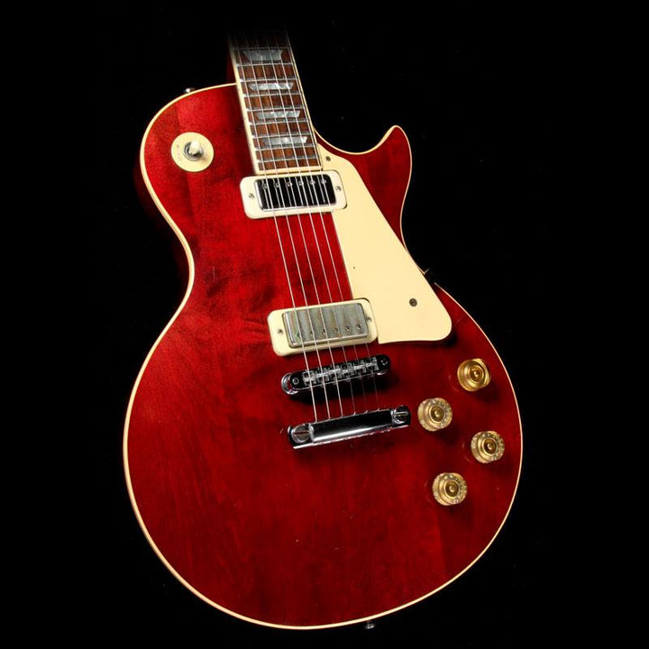 Used 1979 Gibson Les Paul Deluxe Electric Guitar Wine Red