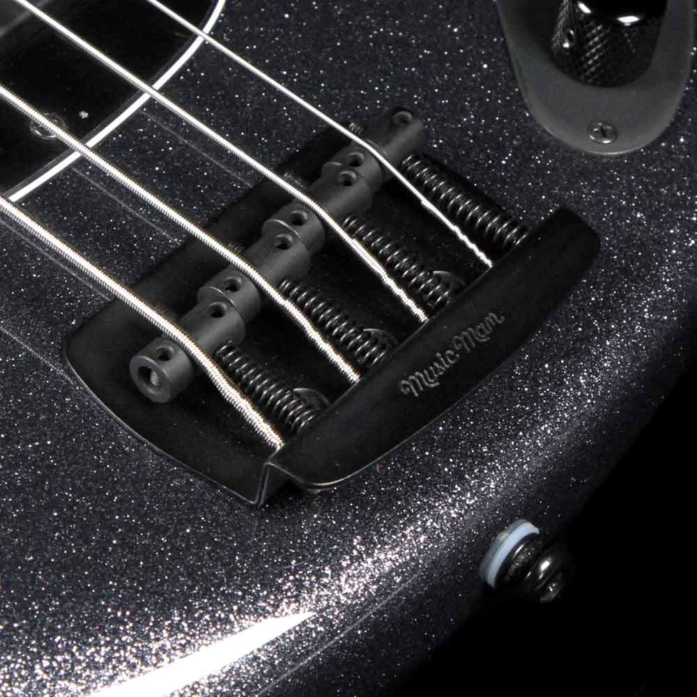 Ernie Ball Music Man StingRay 4 H Special Charcoal Sparkle — 5