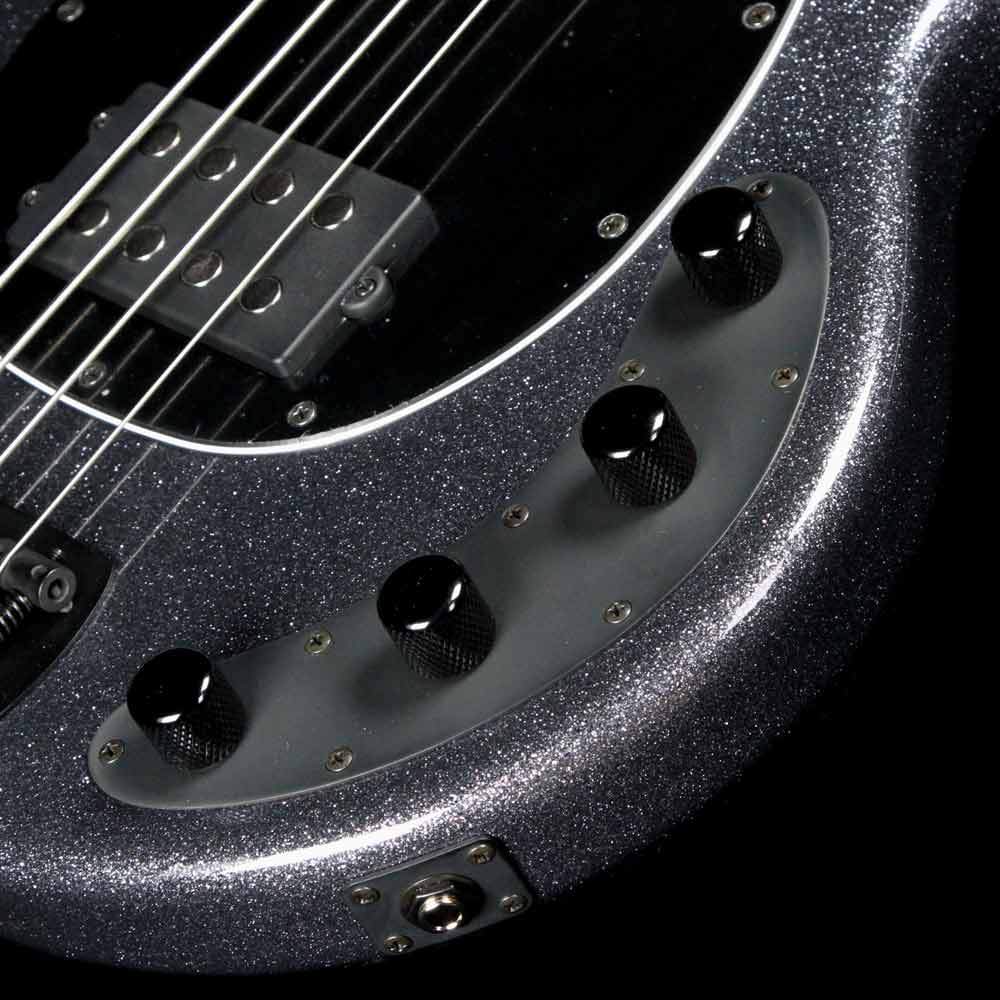 Ernie Ball Music Man StingRay 4 H Special Charcoal Sparkle — 6