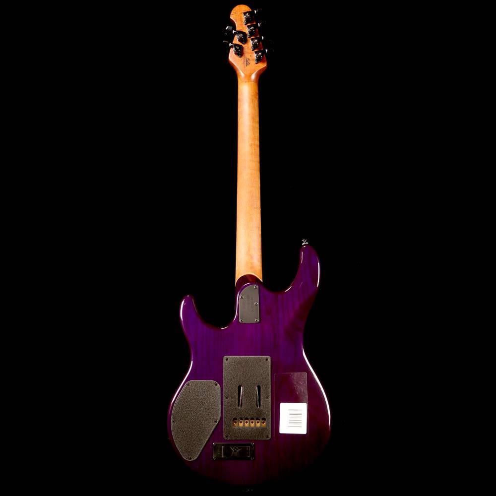 Ernie Ball Music Man Luke III Ball Family Reserve Boysenberry Flame — 3