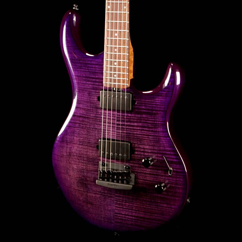 Ernie Ball Music Man Luke III Ball Family Reserve Boysenberry Flame — 7