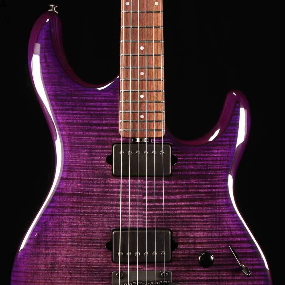 Ernie Ball Music Man Luke III Ball Family Reserve Boysenberry Flame — 8