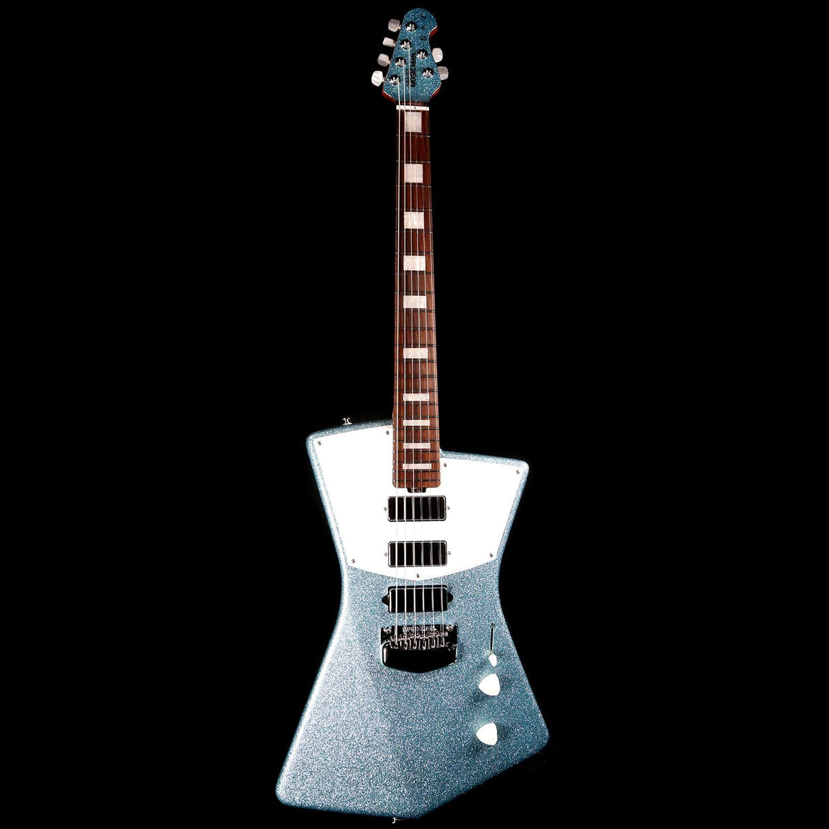 Ernie Ball Music Man BFR St. Vincent Turquoise Crush Sparkle — 2