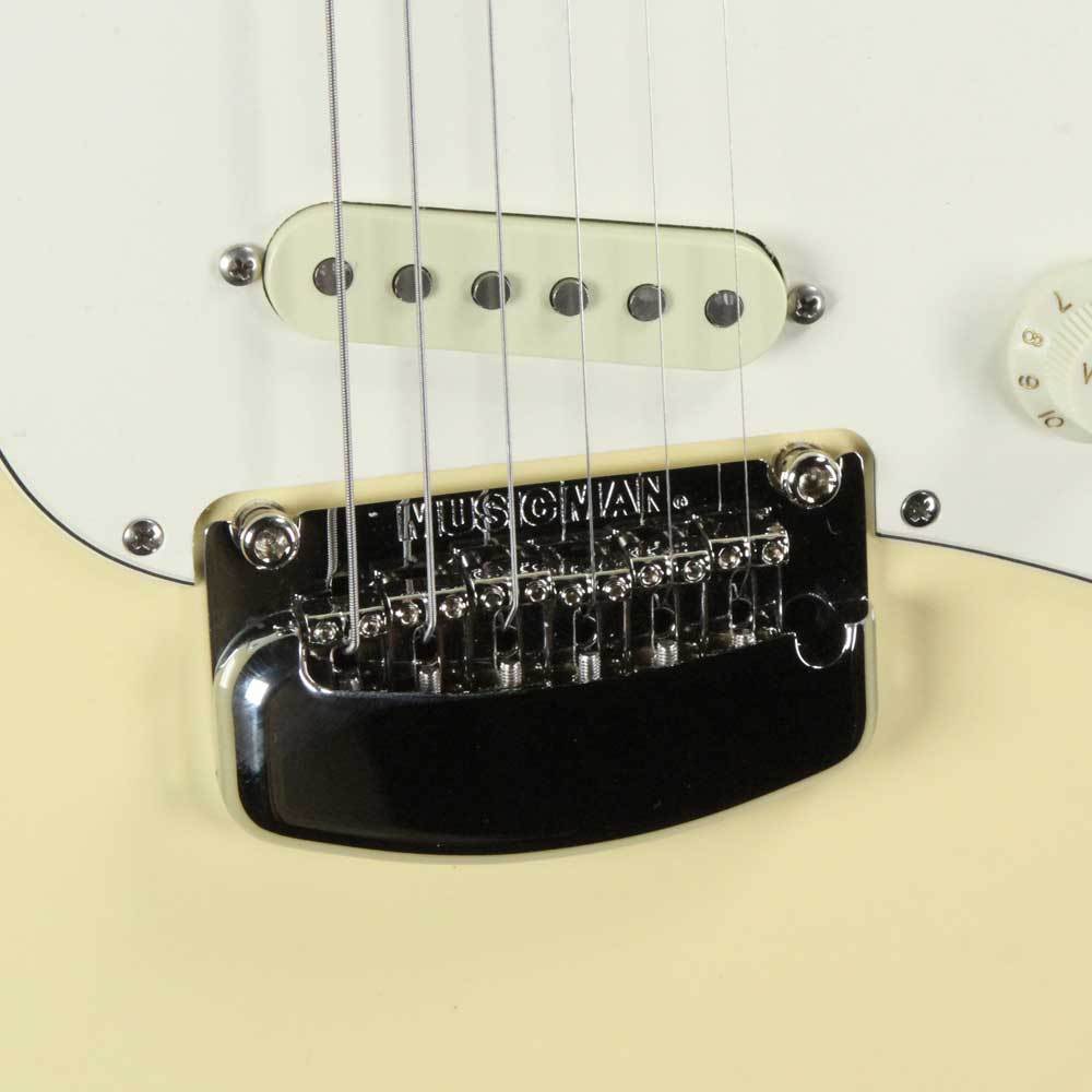 Ernie Ball Music Man Cutlass SSS BFR Cornsilk White — 6