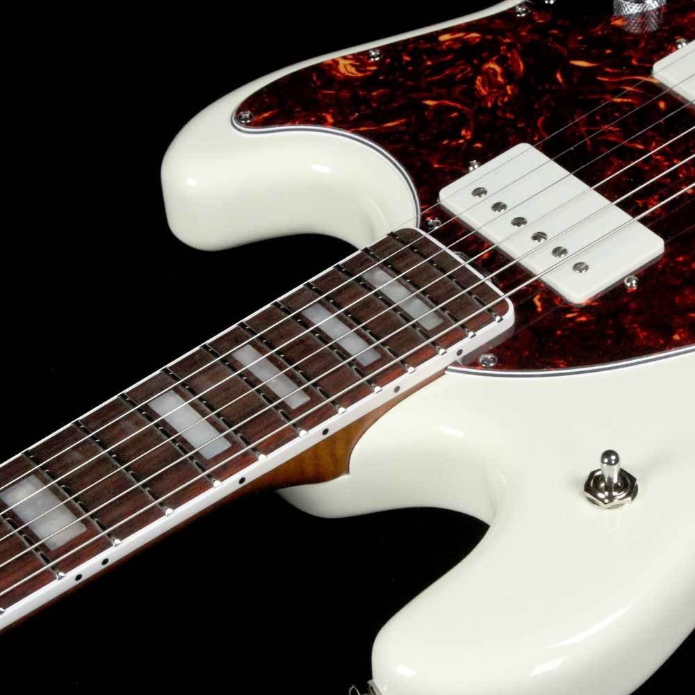 Ernie Ball Music Man BFR Stingray Guitar White Smoke — 7
