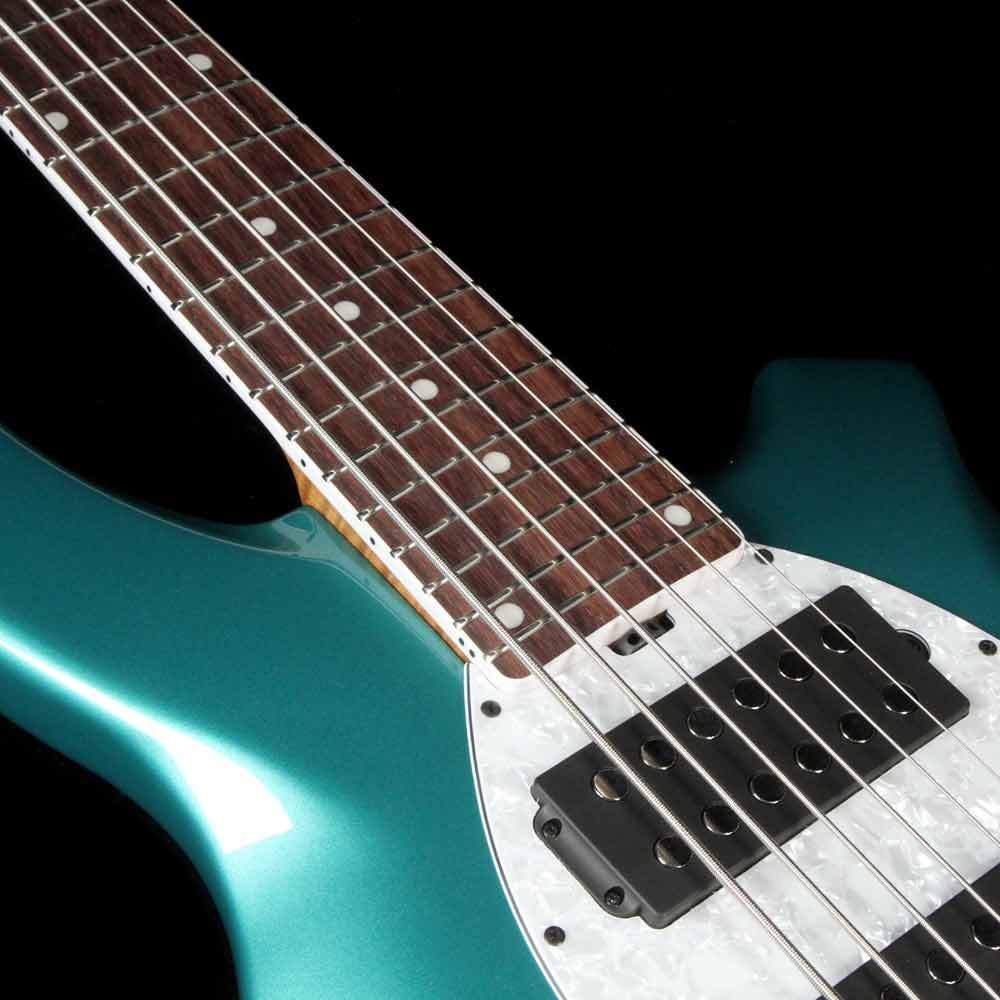 Ernie Ball Music Man Bongo 6 HH BFR Grabber Green — 5