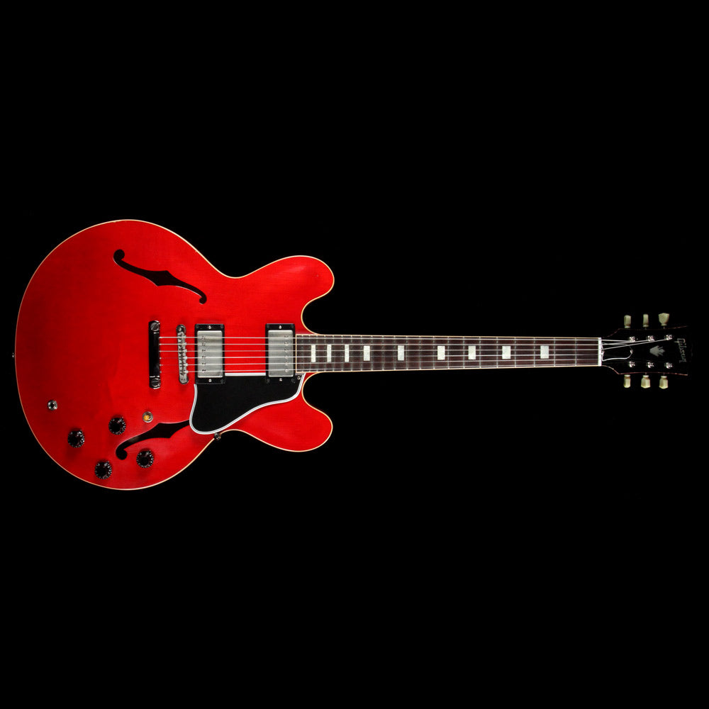 Used Gibson Custom Shop '63 ES-335 Block Lightly Aged Electric Guitar Faded Cherry — 2