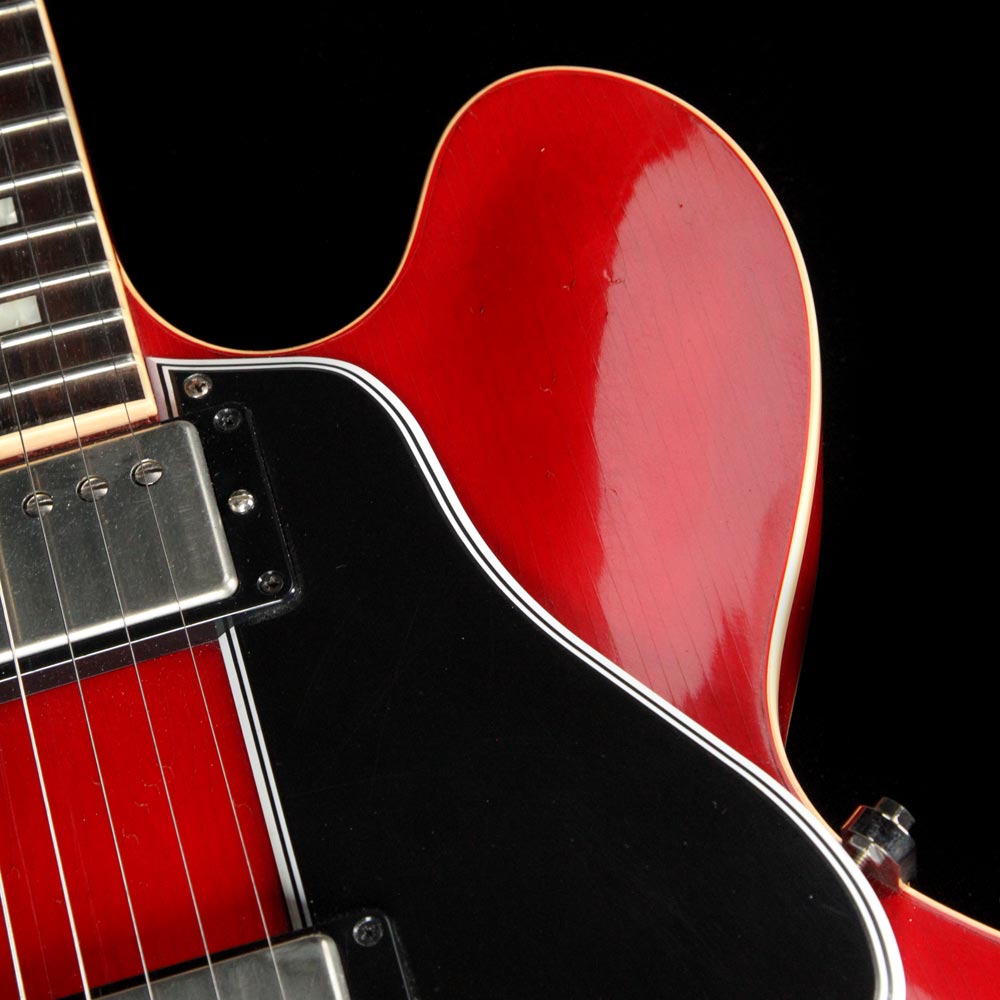 Used Gibson Custom Shop '63 ES-335 Block Lightly Aged Electric Guitar Faded Cherry — 7