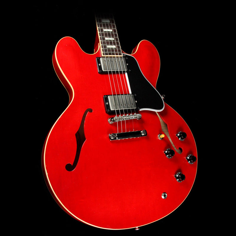 Used Gibson Custom Shop '63 ES-335 Block Lightly Aged Electric Guitar Faded Cherry — 1