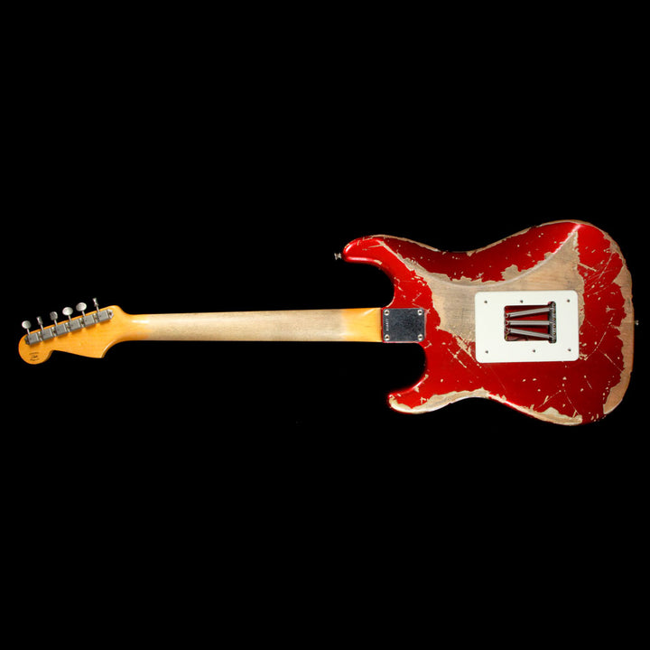 Used Fender Custom Shop Masterbuilt Jason Smith '64 Stratocaster Ultimate Relic Electric Guitar Candy Apple Red
