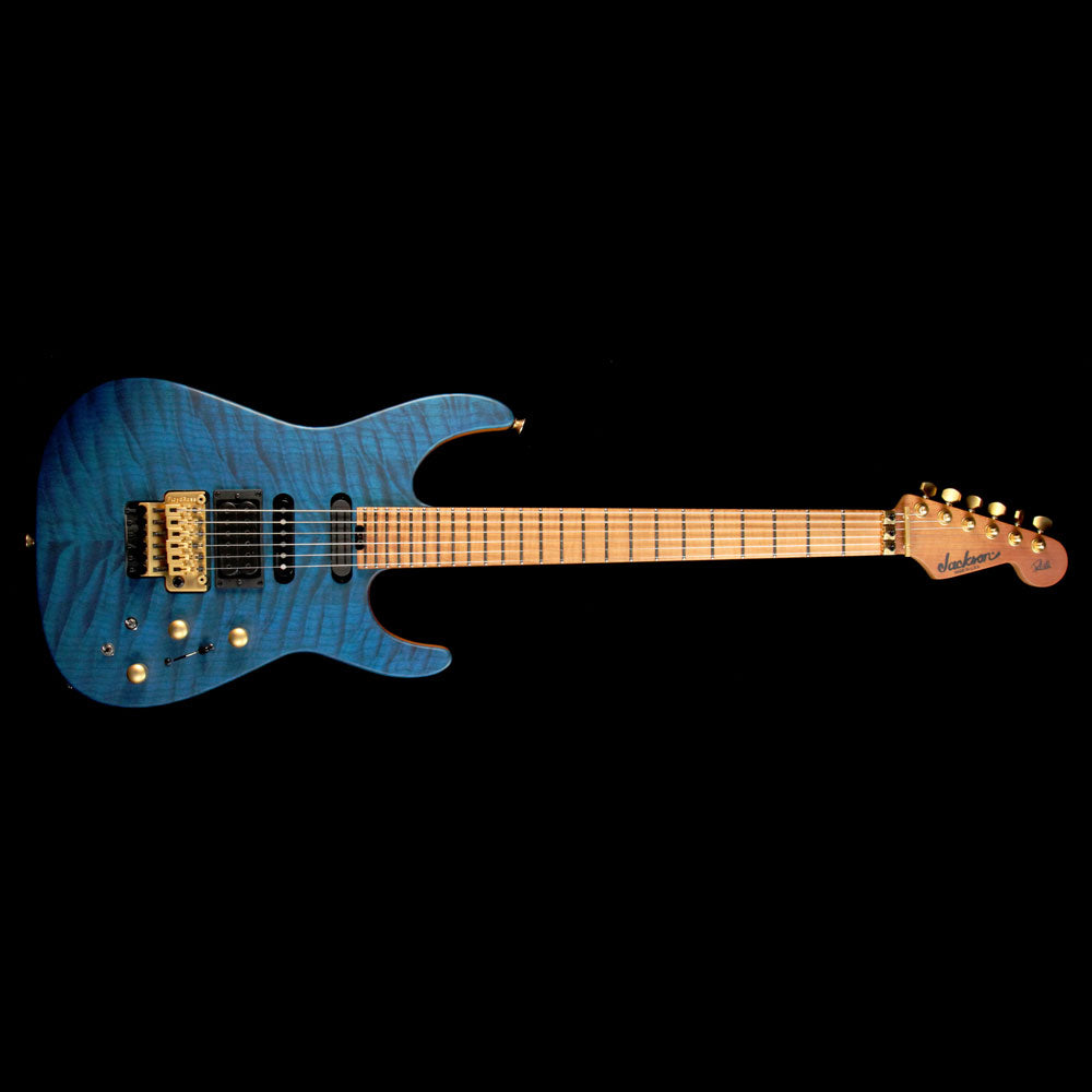 Jackson USA PC1 Matte Phil Collen Satin Trans Blue Prototype — 2