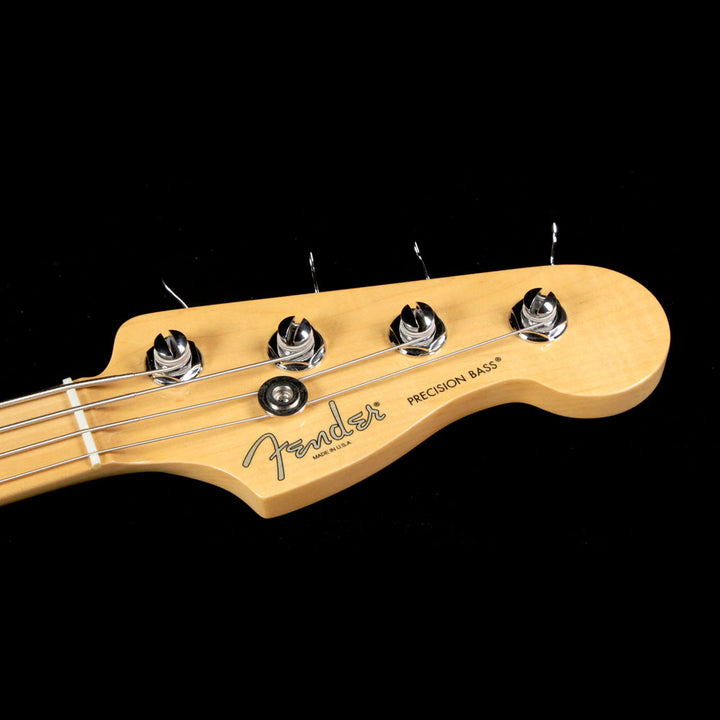 Used Fender American Standard Precision Bass Guitar 2015 Olympic White
