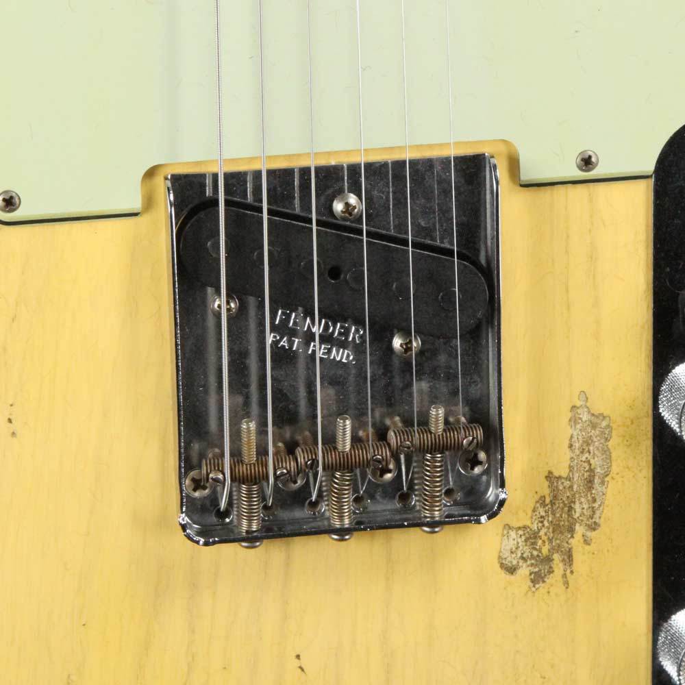 Fender Custom Shop '63 Telecaster Heavy Relic Super Faded Aged Nocaster Blonde — 6