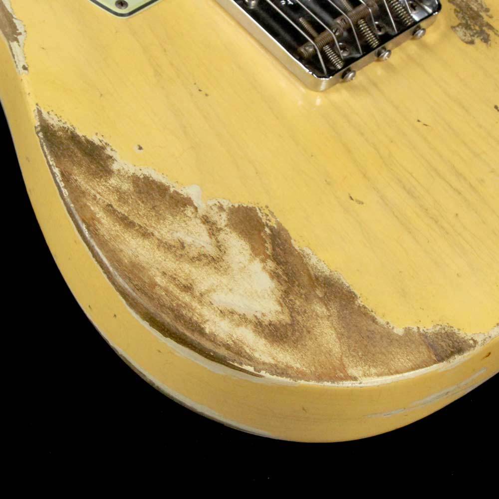 Fender Custom Shop '63 Telecaster Heavy Relic Super Faded Aged Nocaster Blonde — 9