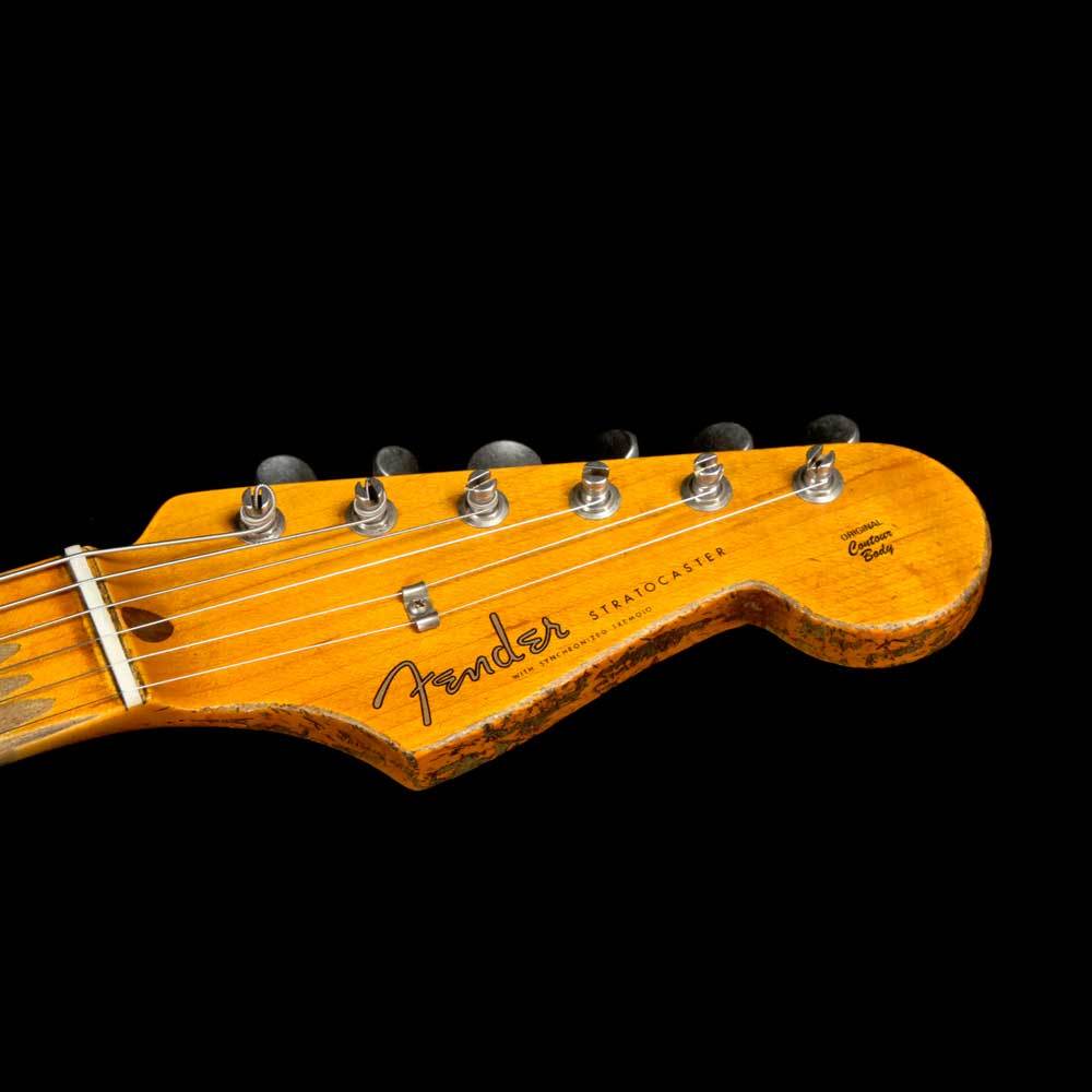 Fender Custom Shop '57 Stratocaster Heavy Relic Desert Sand over 2-Tone Sunburst Finish — 4