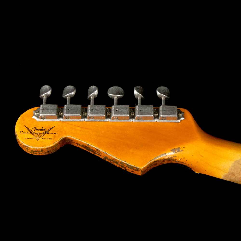 Fender Custom Shop '57 Stratocaster Heavy Relic Desert Sand over 2-Tone Sunburst Finish — 5