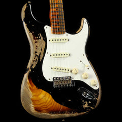 Fender Custom Shop 1957 Stratocaster Heavy Relic Black over 2