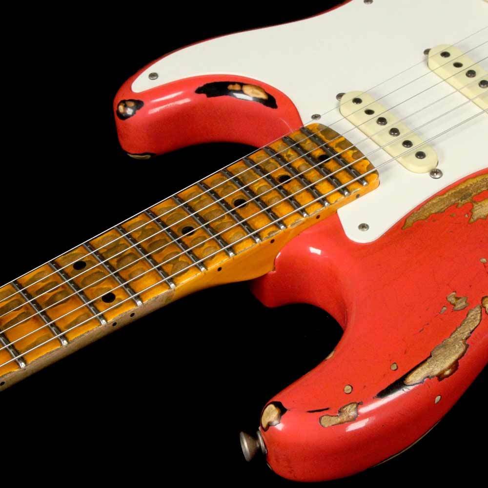 Fender Custom Shop '57 Stratocaster Heavy Relic Fiesta Red over 2