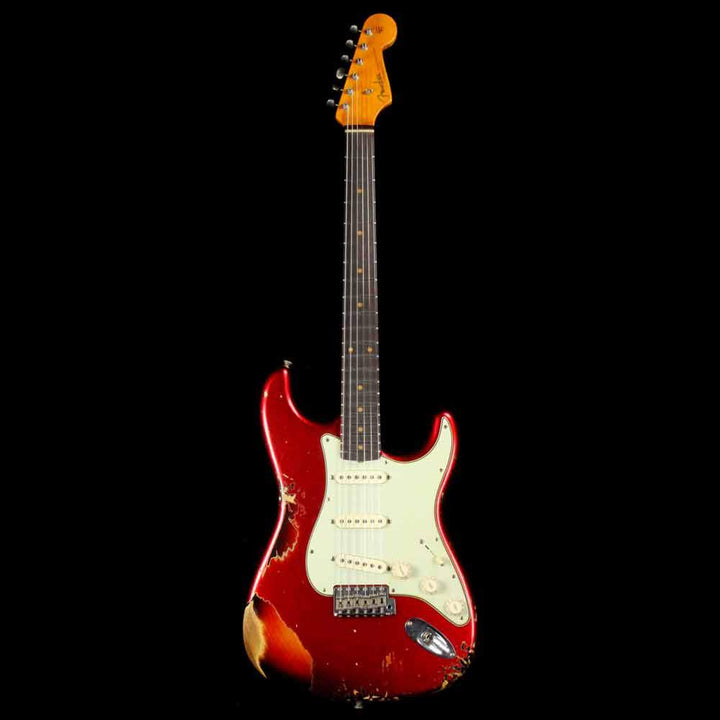 Fender Custom Shop '62 Stratocaster Heavy Relic Candy Apple Red Over 3-Tone Sunburst