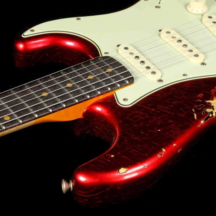Fender Custom Shop '62 Stratocaster Heavy Relic Candy Apple Red Over 3-Tone Sunburst