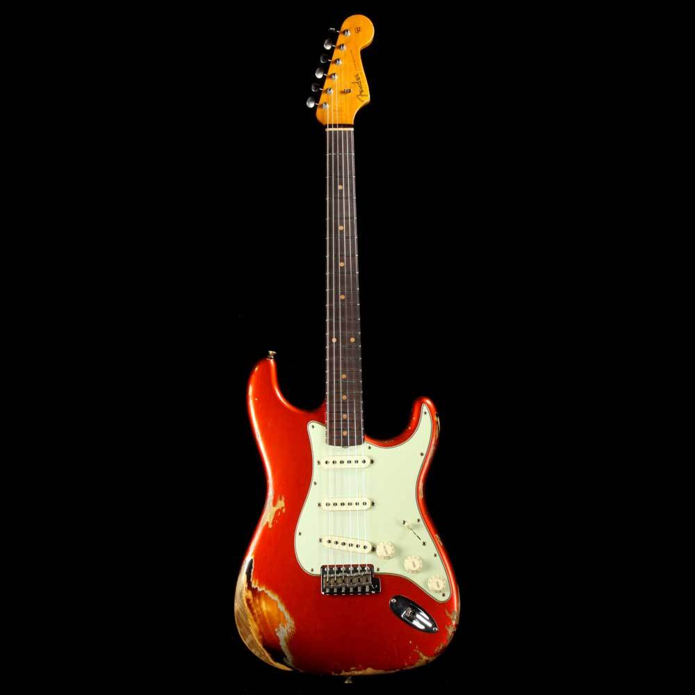 Fender Custom Shop '62 Stratocaster Heavy Relic Candy Tangerine Over 3-Tone Sunburst — 2