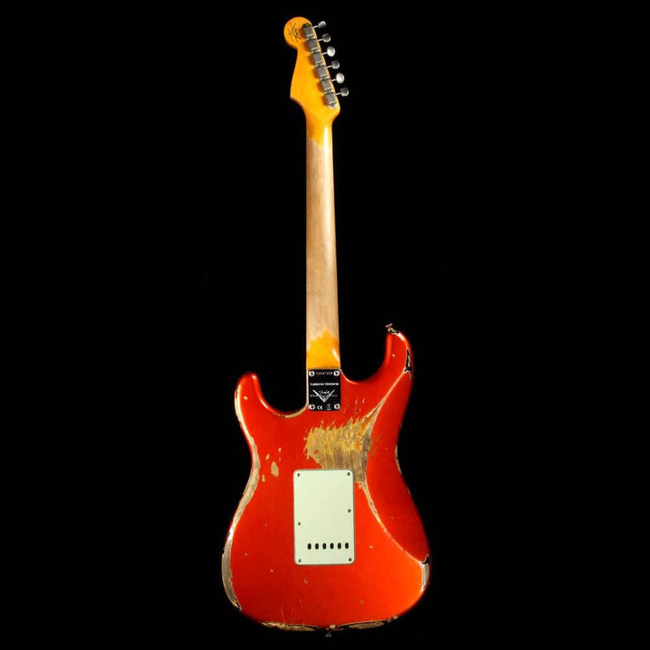 Fender Custom Shop '62 Stratocaster Heavy Relic Candy Tangerine Over 3-Tone Sunburst