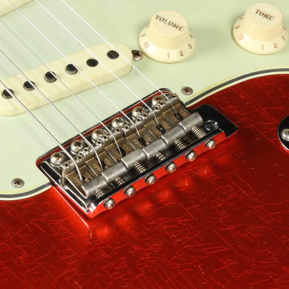 Fender Custom Shop '62 Stratocaster Heavy Relic Candy Tangerine Over 3-Tone Sunburst — 6