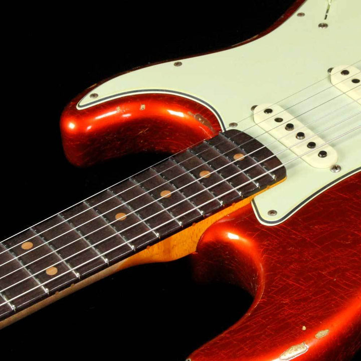 Fender Custom Shop '62 Stratocaster Heavy Relic Candy Tangerine Over 3-Tone Sunburst