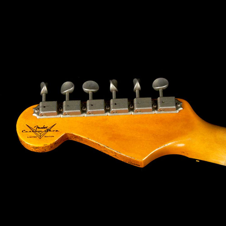 Fender Custom Shop '62 Stratocaster Heavy Relic Sonic Blue Over 3-Tone Sunburst