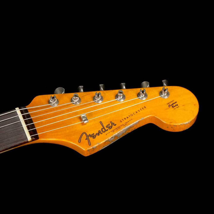 Fender Custom Shop '62 Stratocaster Heavy Relic Surf Green Over 3-Tone Sunburst