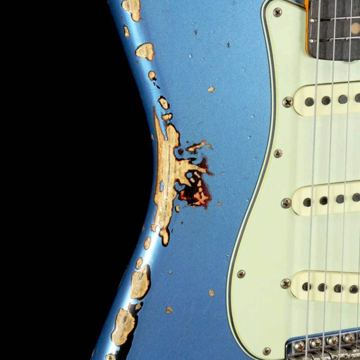 Fender Custom Shop '62 Stratocaster Heavy Relic Lake Placid Blue Over 3-Tone Sunburst