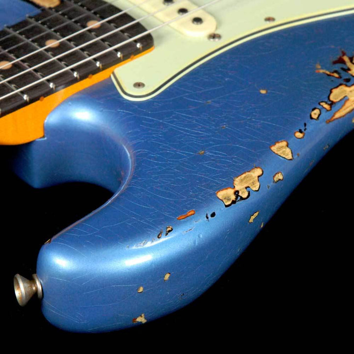 Fender Custom Shop '62 Stratocaster Heavy Relic Lake Placid Blue Over 3-Tone Sunburst