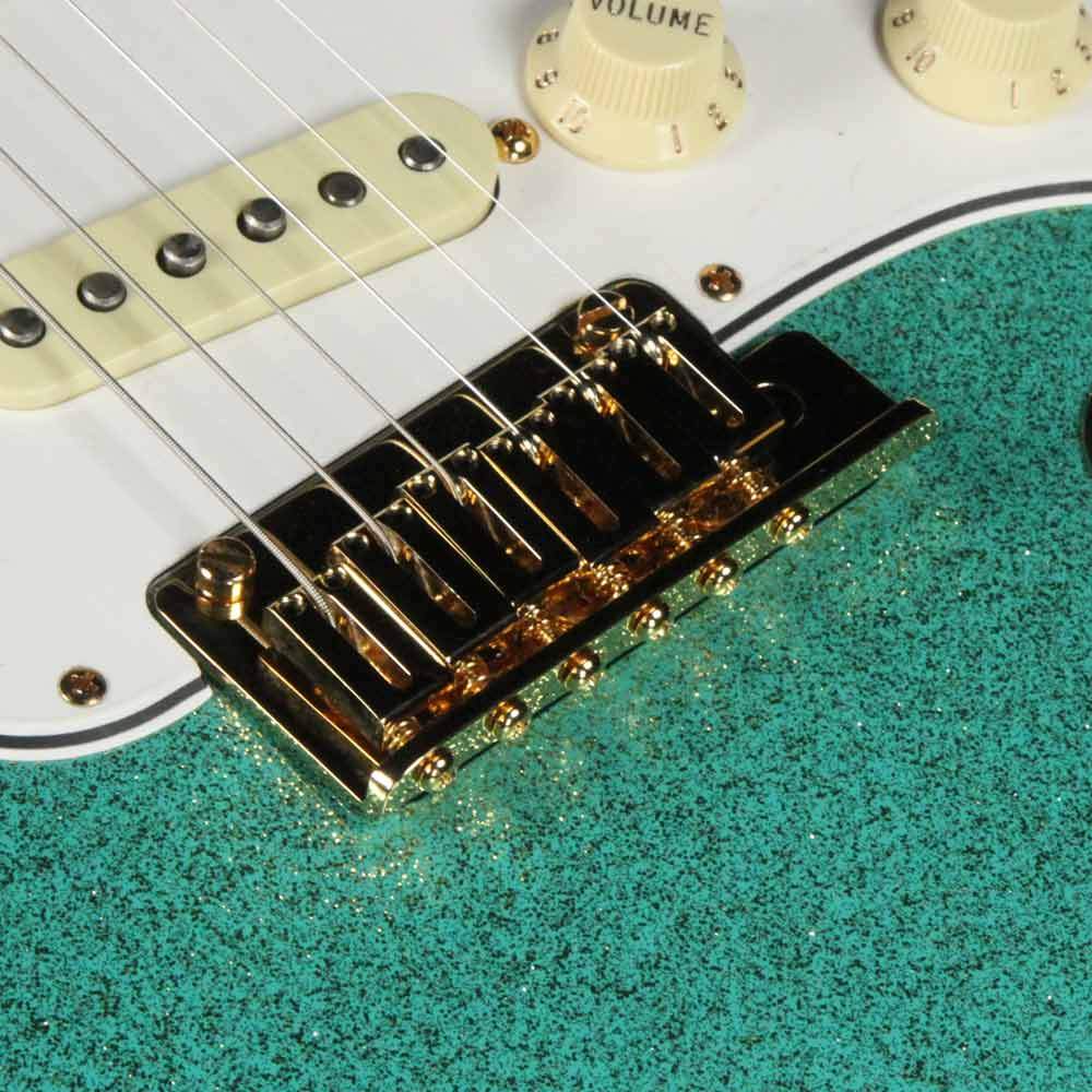 Fender Custom Shop Super Custom Deluxe Stratocaster Seafoam Green Sparkle — 6
