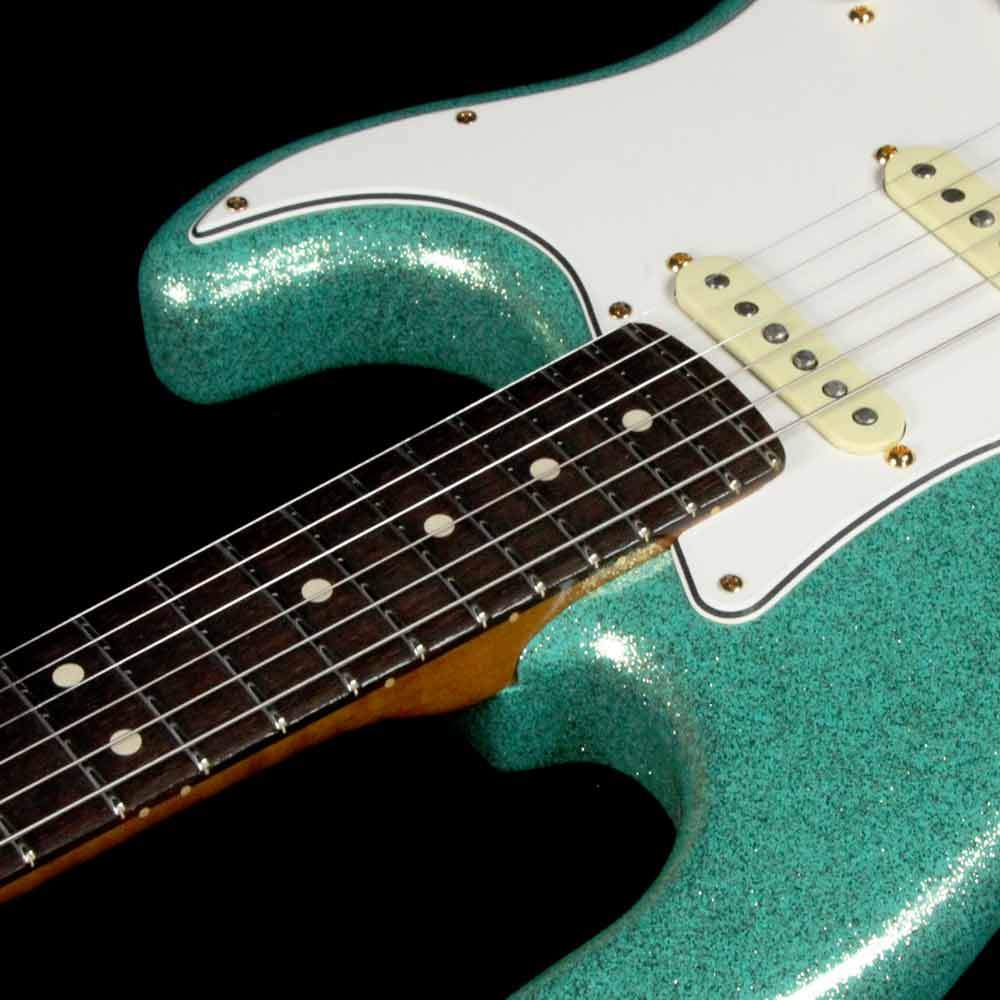 Fender Custom Shop Super Custom Deluxe Stratocaster Seafoam Green Sparkle — 8