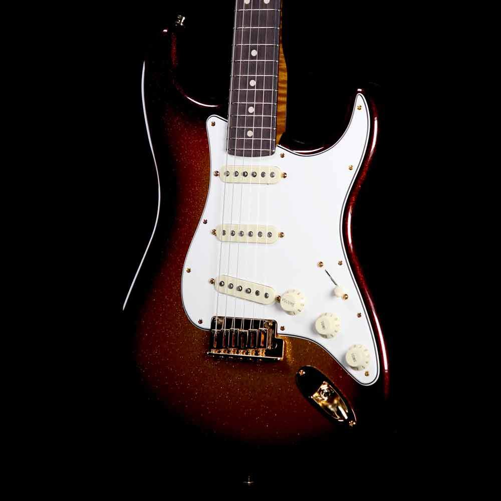Fender Custom Shop Super Custom Deluxe Stratocaster 3-Tone Sunburst Sparkle — 7