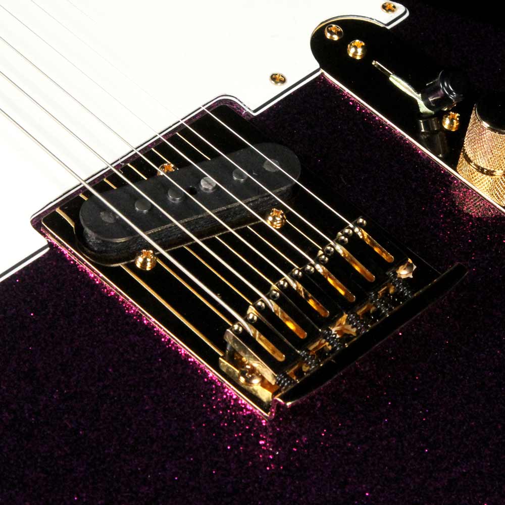 Fender Custom Shop Super Custom Deluxe Telecaster Magenta Sparkle — 6