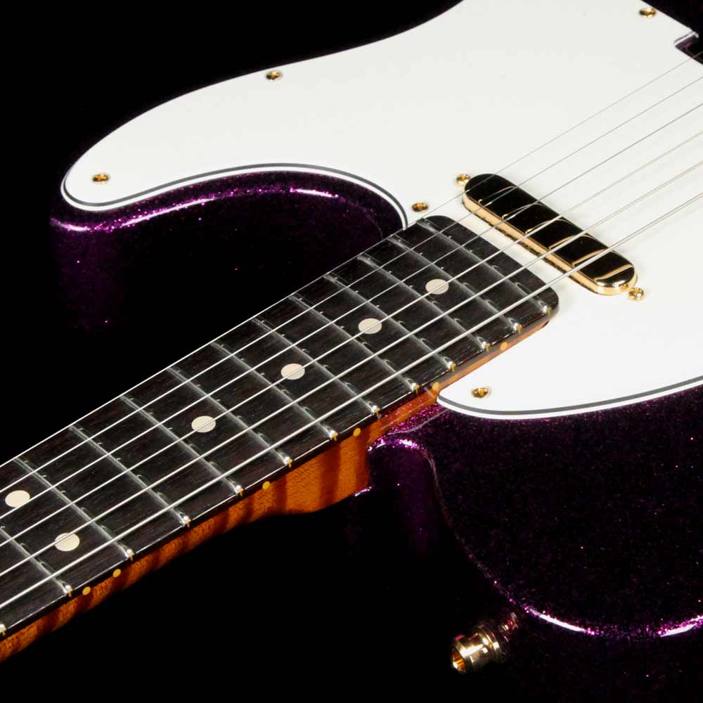 Fender Custom Shop Super Custom Deluxe Telecaster Magenta Sparkle — 8